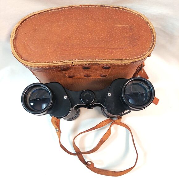 Pilot Binoculars vintage 6x30 field 7.5 deg. P-7-71309 w/ Case *READ - Picture 4 of 5
